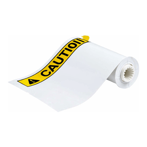 Etiquetas de Vinilo Preimpresas Brady ANSI Caution para Impresora BBP85, Pegatinas de Advertencia de Seguridad Duraderas de 4x6 - Product Image 2