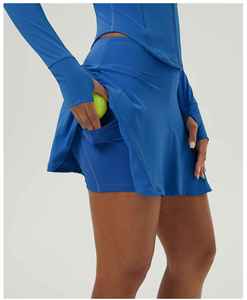 Performance Training Line <b>Skirt</b> Shorts Top Flexible Soft Comfort Fabric Player Court Action Match Tennis Uniform - Product Image 2