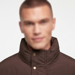 OEM Winter <b>Warm</b> Up Outerwear Puffer <b>Jackets</b> <b>Men</b> Button Down Zipper Puffer Coat <b>Men's</b> Stand Collar Quilted Puffer Coat <b>Mens</b> - Product Image 5