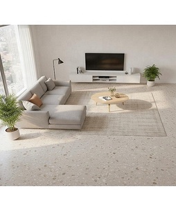 Baldosas de Porcelanato para Interiores, Sala de Estar, Gimnasio, 60x60, Acabado Mate, Estilo Terrazo Rústico, Bordes Rectificados, Corte Láser, 9mm, Morbi - Product Image 4