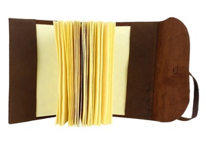 Handmade chính hãng cổ điển A5 da Tạp Chí máy tính xách tay Nhật ký bơm lại Sketchbook với lót/Unlined bông giấy - Product Image 3