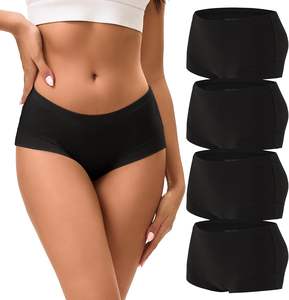 กางเกงชั้นในผู้หญิงแบบฮิปสเตอร์ เนื้อผ้านุ่มพิเศษ ใส่สบายทุกวัน เนื้อผ้าถักเรียบ ระบายอากาศได้ดี เป็นมิตรต่อสิ่งแวดล้อม ยืดหยุ่นอ่อนโยน ปกปิดเต็มที่ - Product Image 1