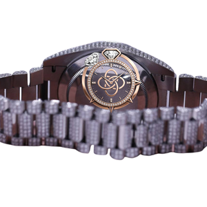 Reloj de Moissanita Premium para Hombre, con Diamantes VVS, Acero Inoxidable, Reloj de Pulsera de Lujo - Product Image 4