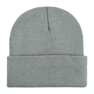 Bonnet léger 100 % acrylique à maille fine avec logo brodé, prix d'usine, pour collections de couvre-chefs haut de gamme en vente au détail - Product Image 5
