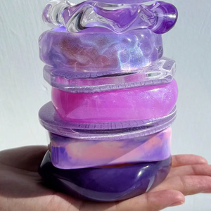 กำไลข้อมือเรซิ่นพรีเมียม น้ำหนักเบา ลวดลายทันสมัย แฟชั่นสำหรับผู้หญิง เหมาะสำหรับงานปาร์ตี้ - Product Image 1