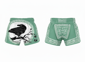 Shorts de boxe pour hommes, multi-usages, arts martiaux, entraînement, tissu satiné, rétro, Muay Thai, sur mesure, design personnalisé, unisexe - Product Image 5