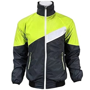 Mens <b>Coach</b> Jacket Easy Fit Snap Closure Lightweight Fashion Outerwear Water Resistant Custom Printing OEM ODM Bulk Supplier - Product Image 1