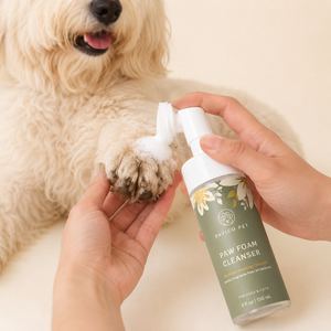 Botella Redonda Personalizada de PET HDPE de 150 ml con Bomba de Espuma Blanca para Limpiar Patas de Mascotas, para el Cuidado de Perros y Gatos, Fabricante de Fábrica en Vietnam - Product Image 5