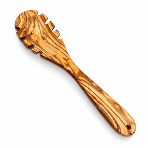 Cuchara para servir pasta de madera de olivo, juego de 2 piezas, utensilios de cocina personalizables, aptos para lavavajillas, gran venta. - Product Image 4