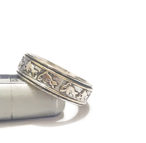 Fish <b>Spinner</b> <b>Ring</b> Ocean Fidget <b>Ring</b> Handmade Anxiety Relief <b>Ring</b> Marine Life Jewelry Boho Statement <b>Spinner</b> <b>Ring</b> - Product Image 6