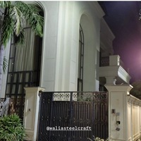 Porte principale moderne MS |   Porte de sécurité en acier doux avec finition dorée |   Portail d'entrée contemporain en fer pour maison, villa, usage extérieur