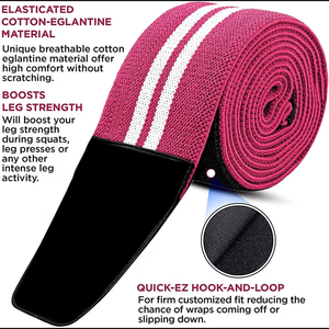 Heavy-Duty Soft Strong Non-Slip Professional Protection <b>Knee</b> Sleeves Squat <b>Straps</b> Breathable Neoprene Weightlifting <b>Knee</b> Wraps - Product Image 3