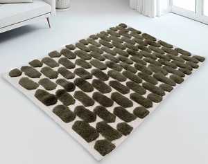 Tapis Beni Ourain Berbère 100% Laine Noué à la Main – Tapis Géométrique Marocain Fait Main à Poils Longs, Taille Personnalisée, Vente en Gros - Product Image 1