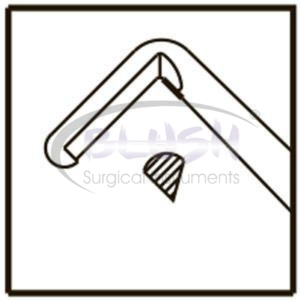 Nagahara Phaco Chopper Derecho de Titanio, Instrumento Oftálmico para Cirugía de Cataratas y Discección del Núcleo, Certificado CE por Blush Surgical - Product Image 6