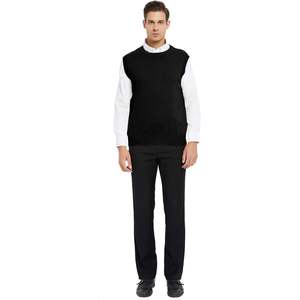 2025 hombres de negocios de algodón Jumper Top tejido suéter chaleco - Product Image 2