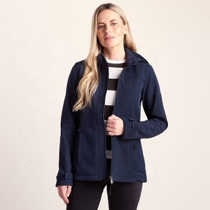 Women's Hooded Knitted Softshell Jacket Windproof <b>Waterproof</b> Breathable Zip up Eco-Friendly Outdoor <b>Winter</b> <b>Coat</b> - Product Image 3