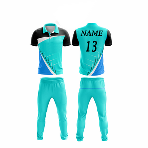 Wholesale Custom Summer Breathable Printed Flag Cricket for Shirt Quick Dry 100% Polyester Unisex Short Sleeve Uniform Custom - Product Image 2