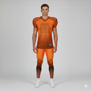 Tenues de football américain personnalisées, ensemble maillot et short d'équipe entièrement sublimé, anti-bactérien, pour entraînement et matchs professionnels - Product Image 6