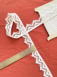 Cinta de Encaje de Algodón Cluny Blanca y Beige, Ancho de 15 mm, Ribete de Encaje para Bodas, Ropa de Bebé y Niños - Product Image 5