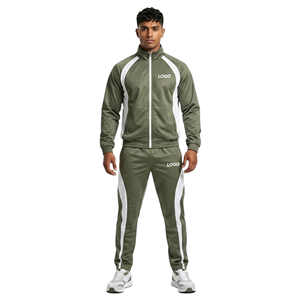 Ensemble de survêtement coupe-vent en nylon 2026 personnalisé ODM/OEM de haute qualité pour hommes, avec logo personnalisé, tenue d'entraînement légère, ensemble de sportswear - Product Image 4