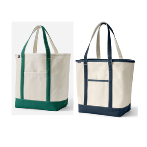 Premium Canvas Beach Tote <b>Bag</b> <b>Medium</b> <b>Size</b> Large Capacity Zipper Closure Gift OEM ODM Manufacturer Vietnam - Product Image 1
