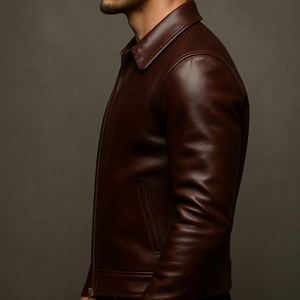 Stylish Leather Winter Jackets for Men and <b>Women</b> Warm Casual Jackets for Cold <b>Weather</b> Premium Leather Outerwear for All Seasons - Product Image 3