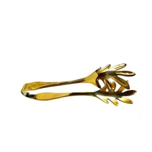 Pince à glace en acier inoxydable avec motif tête de cerf, qualité alimentaire, compatible lave-vaisselle, résistante à la chaleur 230°C, style simple, pince à salade - Product Image 5