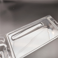 Scatola di Imballaggio in Plastica Trasparente con Linguetta di Sospensione per Confezionamento Hardware, Personalizzabile OEM