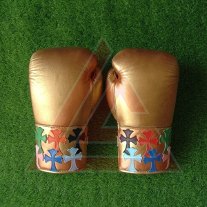 Nuevos Guantes de Boxeo Profesionales Winning Pro Fight para Adultos, Guantes de Boxeo Personalizados Chrome Heart Winning Hechos con Cuero Genuino - Product Image 3
