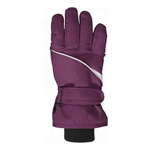 Custom Logo Full <b>Finger</b> Winter Ski Gloves with Superior Grip and Comfort Durable Winter Sports Gloves with Hook and Loop Cuff - Product Image 2