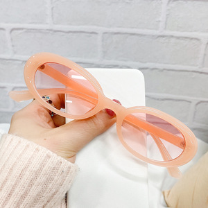 LMA 13042 Fashion Street Shooting square Small Frame Women 2024 Cheap Retro Shade Man Custom Trendy Oval <b>Sunglasses</b> UV400 - Product Image 3