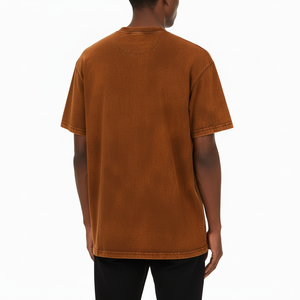 T-shirt en coton de haute qualité pour homme, 230 GSM, coupe classique, col rond, manches courtes, décontracté, à porter tous les jours, doux et confortable, service OEM - Product Image 3