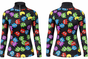 Vêtements de ski pour femmes 2025 avec logo personnalisé, légers, respirants, écologiques, extensibles dans quatre directions, en spandex, polaire, maille, avec trous pour les pouces, longs - Product Image 6