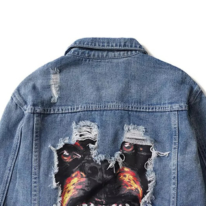 Chaqueta Vaquera de Invierno para Hombre al Mejor Precio, Diseño de Logotipo Personalizado, Alta Calidad, Color Sólido, Estilo Urbano, Chaquetas de Mezclilla, Nuevo Estilo, Servicio OEM - Product Image 5