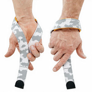 Correas de Levantamiento de Pesas para Fisicoculturismo, Elásticas y Resistentes de Poliéster, para Entrenamiento en Gimnasio, Levantamiento de Pesas y Fitness - Product Image 5