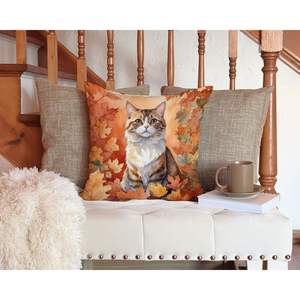 หมอนตกแต่งใบไม้ร่วงรูปทิฟฟานี่14x14เครื่องในร่ม/กลางแจ้งซักได้สำหรับตกแต่งโซฟาและเตียงนอน - Product Image 3