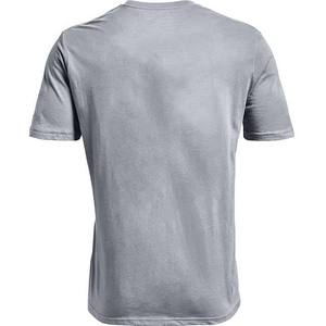 เสื้อยืดคอกลมแขนสั้นสีเทาสำหรับผู้ชาย ทรงปกติ สีพื้น ผ้าถักเนื้อนุ่ม 100% ผ้าฝ้าย ระบายอากาศได้ดี - Product Image 5