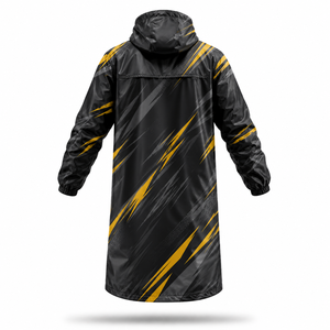 Veste de pluie longue à capuche personnalisée, imperméable, coupe-vent, respirante, pour hommes et femmes, randonnée, pêche, travail, réfléchissante - Product Image 3