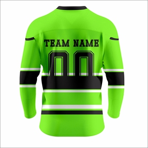 Jersey de Hockey sobre Hielo Personalizado, Uniforme de Equipo Sublimado Premium, Ropa Deportiva al por Mayor OEM ODM, 100% Poliéster Transpirable - Product Image 3