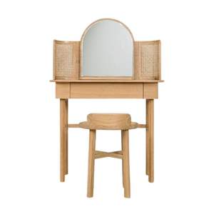 Mueble de Baño de Roble con Espejo y Silla, Conjuntos de Muebles de Baño de Lujo, Venta al por Mayor Directa de Fábrica en Vietnam, Precios Competitivos - Product Image 3
