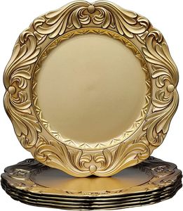 Premium Quality Metal Charger <b>Plate</b> With Antique Finish For Dining Table Wedding Event And Banquet Decoration - Product Image 3
