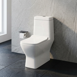 Luxury One Piece Ceramic Water Closet With Dual Flush System For Modern Middle East Hospitality Projects - Product Image 4