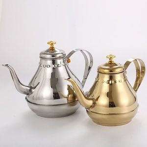 Accessoire de cuisine de luxe décoratif, bouilloire contemporaine, élégant service à café, accessoire à thé haut de gamme, bouilloire décorative en métal, élégante. - Product Image 6