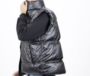 Unisex Vintage Waterproof Eco-Friendly Heated Puffer Jacket Casual Winter Breathable Quick Dry Outerwear Cotton Filled Windproof - Product Image 2