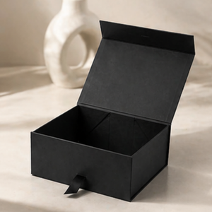 Premium Rigid Paper <b>Gift</b> <b>Box</b> with <b>Magnetic</b> Lid – Black Packaging for Luxury Products - Product Image 5