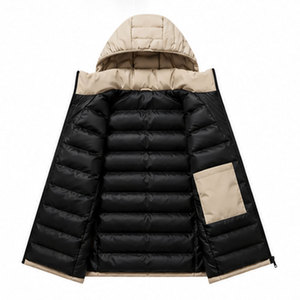Chaleco Acolchado Ligero de Invierno para Hombre, Sin Mangas, con Capucha y Acabado Resistente al Agua, Ideal para Senderismo y Trekking - Product Image 5