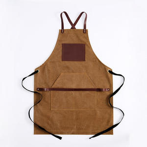 Tablier de barbier personnalisé avec logo, unisexe, en cuir PU, tablier de chef, tablier de barbier - Product Image 1
