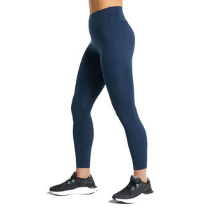 Seamless Solid High Waisted Elastic Waist Yoga <b>Leggings</b> Sculpt Fit Breathable Quick Dry Workout Gym Running Activewear for Women - Product Image 3