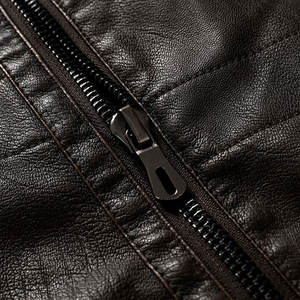 Chaqueta de Cuero para Hombre, Diseño Moderno, Tejido de PU, Estilo Clásico, Ropa de Cuero, Chaqueta de Invierno para Hombre - Product Image 4