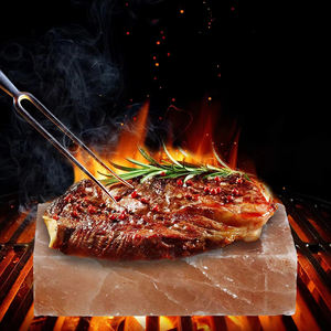 Placas de Sal del Himalaya para Cocinar, Baldosas de Sal de Roca Natural, Bandeja de Hierro para Barbacoa, Hechas a Mano, Tamaño Personalizado, Decoración para el Hogar, Auténticas - Product Image 6